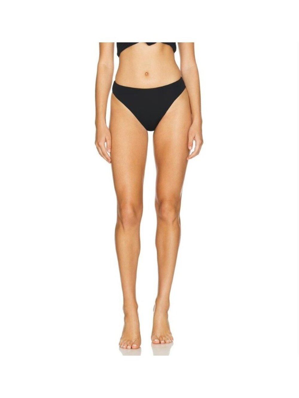 Maygel Coronel Melao Bikini Bottoms in Black One Size Womens Swimsuit